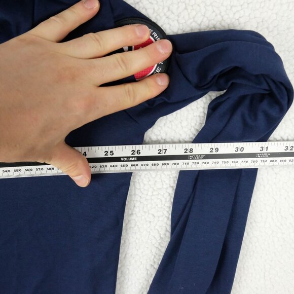 Polo Ralph Lauren Sweater Mens XXL 2XL Navy Blue Downhill Racing Athletic - Picture 7 of 10